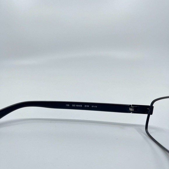 Gucci GG 1164S 001 Sunglasses Frames Black Full Rim Rectangle H7016 - Picture 6 of 8